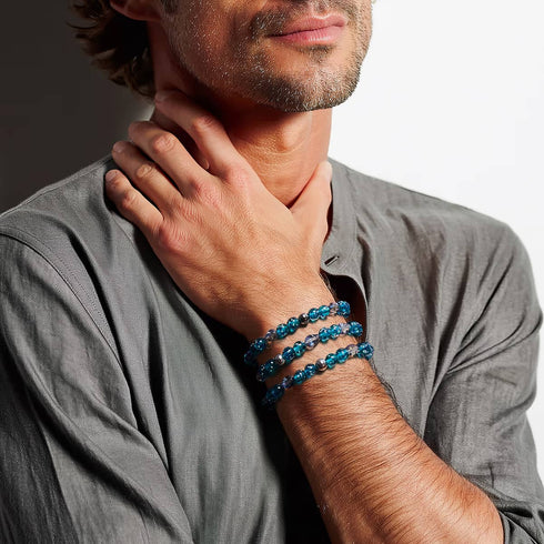 Into the Blue Moon | Firefly Glass Bracelet